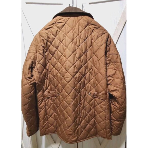 Brooks Brothers Diamond Quilted Bison Brown Jacket Men's XL - Picture 7 of 11